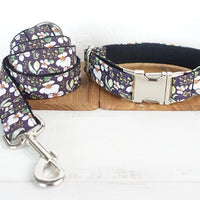 HKM-2882621 Small Floral Pet Traction Set - Durable Polyester Material