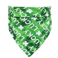 HKM-2883005 Soft Cotton Green Pet Scarf for Dogs and Cats - 48x48 cm, Neck Size 25-48 cm