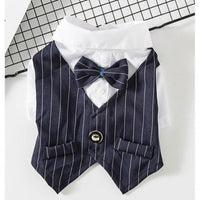 HKM-2883005 Stylish Evening Pants Suit for Small Dogs - Soft Vinylon Fabric, Perfect for Spring and Autumn