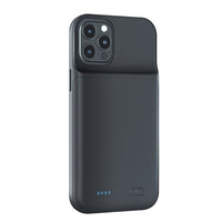 HKM-288339 Large Capacity 6800mAh Lithium Ion Polymer Power Bank for Apple Devices - Black, Slim Design, Soft PVC Shell