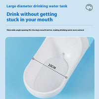 HKM-2884669 Portable Dog Water Bottle Dispenser with Easy Lock Feature for Outdoor Travel and Hydration
