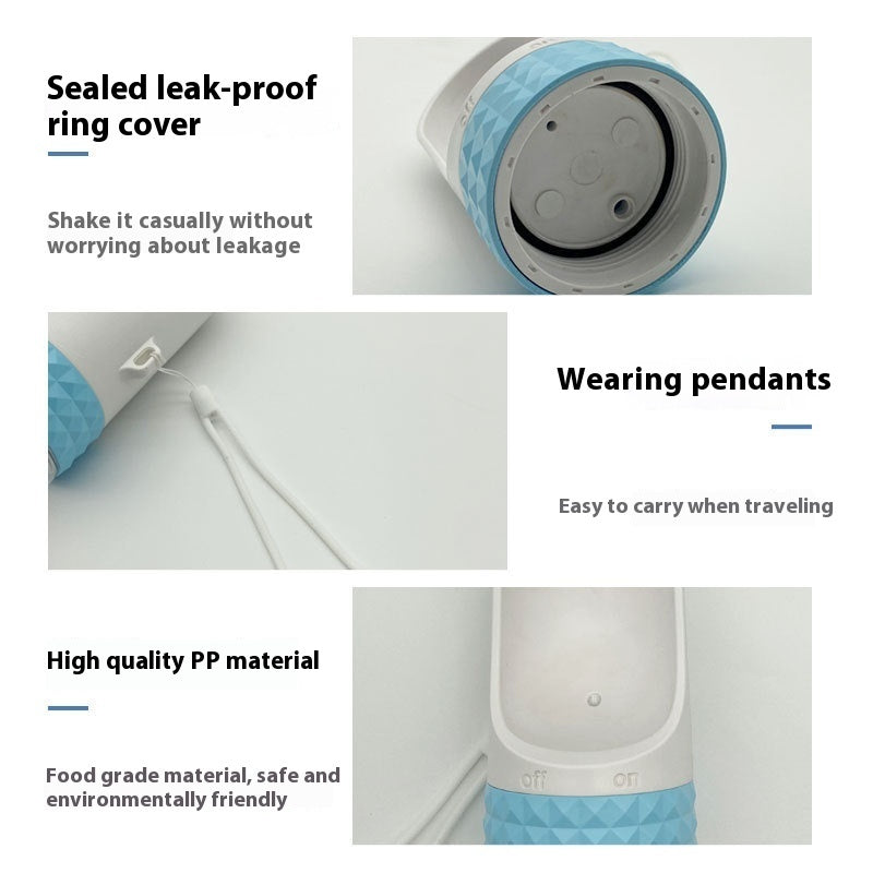 HKM-2884669 Portable Dog Water Bottle Dispenser with Easy Lock Feature for Outdoor Travel and Hydration