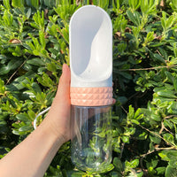 HKM-2884669 Portable Dog Water Bottle Dispenser with Easy Lock Feature for Outdoor Travel and Hydration