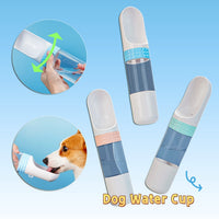 HKM-2884669 Portable Dog Water Bottle Dispenser with Easy Lock Feature for Outdoor Travel and Hydration