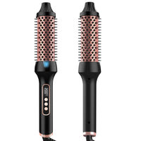 HKM-288531 Anion Hair Roller Comb with Dual PTC Heater for Straightening and Curling - 110-200°C Temperature, 38mm Barrel