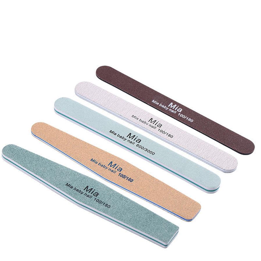 HKM-288595 Nail Rubbing Strips and Files Set - 5 Polishing Strips, Thin Sand Strips, Repair and Diamond Files for All Skin Types