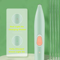 HKM-2886077 Rechargeable Pet Paw Trimmer with Ergonomic Grip for Safe Grooming of Dogs and Cats