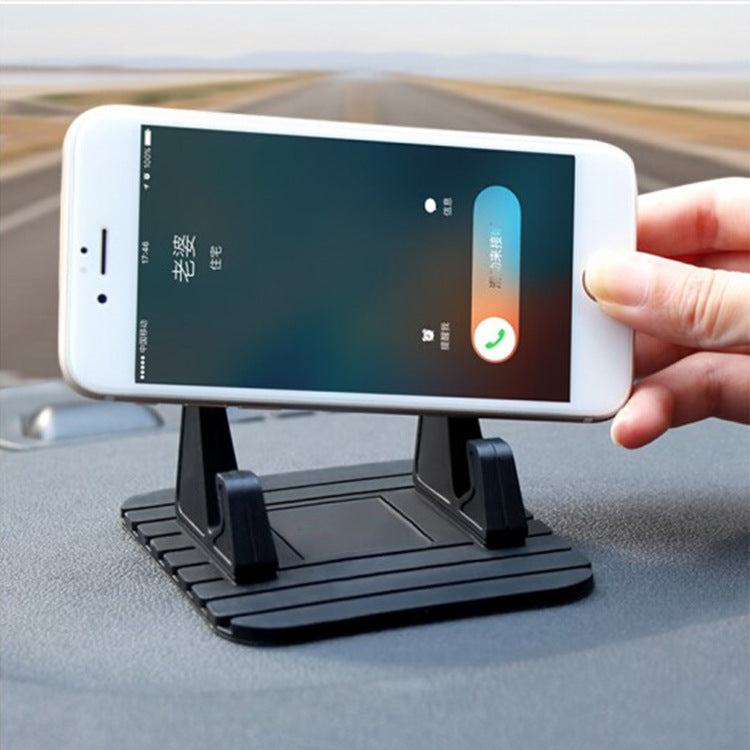 HKM-288659 Universal Silicone Car Phone Holder for Desktop and Vehicle Use - Compact and Versatile Design