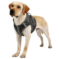 HKM-2887869 Adjustable Camouflage Dog Chest Strap with Hand Holding Rope for Medium Dogs
