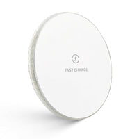 HKM-288979 Round Wireless Charging Mirror with Indication Function - 15W Adjustable Color Options