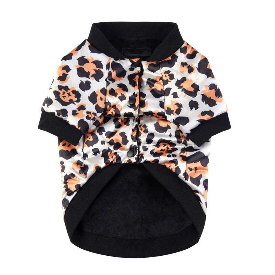 HKM-289171 Corgi Quilted Coat for Autumn and Winter, Cotton Filling, Multiple Sizes Available