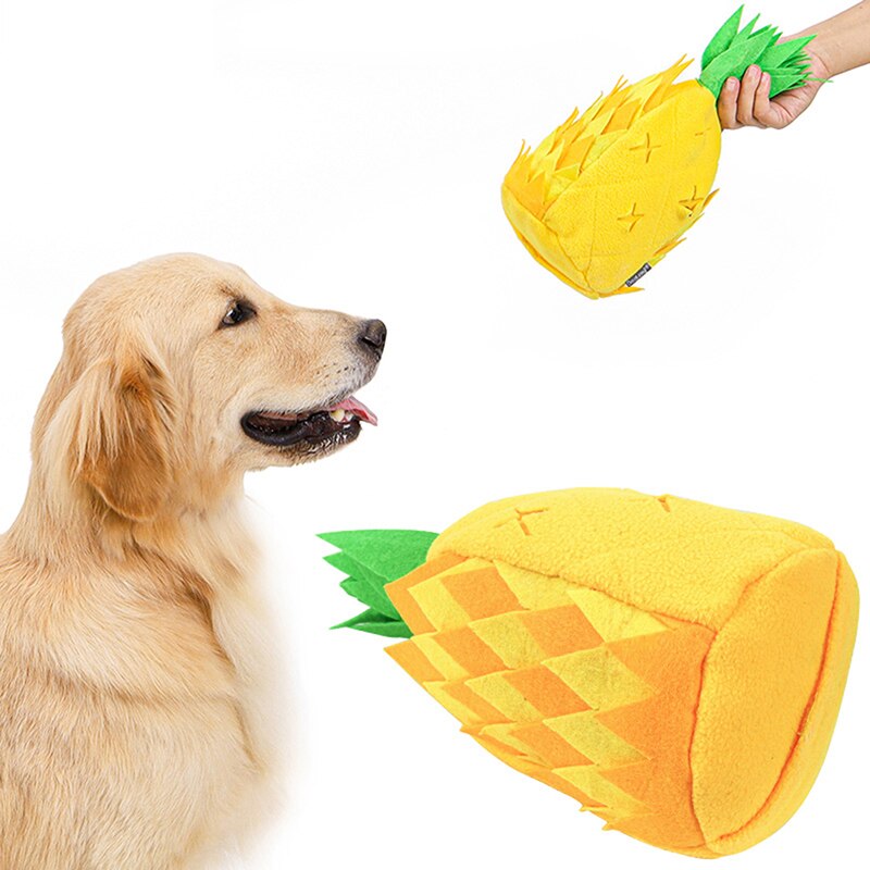 HKM-2894013 Pet Sniffing Toy - Soft Granulate, Felt Cloth, and Filled Cotton - 13 x 30 cm