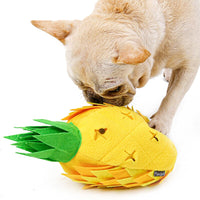 HKM-2894013 Pet Sniffing Toy - Soft Granulate, Felt Cloth, and Filled Cotton - 13 x 30 cm