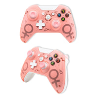 HKM-289427 Wireless Gaming Controller for Xbox One/PS3/PC - N1 Handle with Color Box (Gray/Pink/Blue)