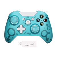 HKM-289427 Wireless Gaming Controller for Xbox One/PS3/PC - N1 Handle with Color Box (Gray/Pink/Blue)