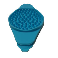 HKM-2894525 Sucker Slow Food Bowl - Blue Food Grade Silicone Eating Aid for Slow Feeding and Easy Bathing