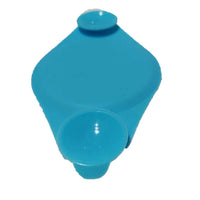 HKM-2894525 Sucker Slow Food Bowl - Blue Food Grade Silicone Eating Aid for Slow Feeding and Easy Bathing