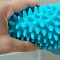 HKM-2894525 Sucker Slow Food Bowl - Blue Food Grade Silicone Eating Aid for Slow Feeding and Easy Bathing