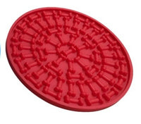 HKM-2894525 Sucker Slow Food Bowl - Blue Food Grade Silicone Eating Aid for Slow Feeding and Easy Bathing