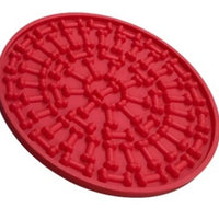 HKM-2894525 Sucker Slow Food Bowl - Blue Food Grade Silicone Eating Aid for Slow Feeding and Easy Bathing