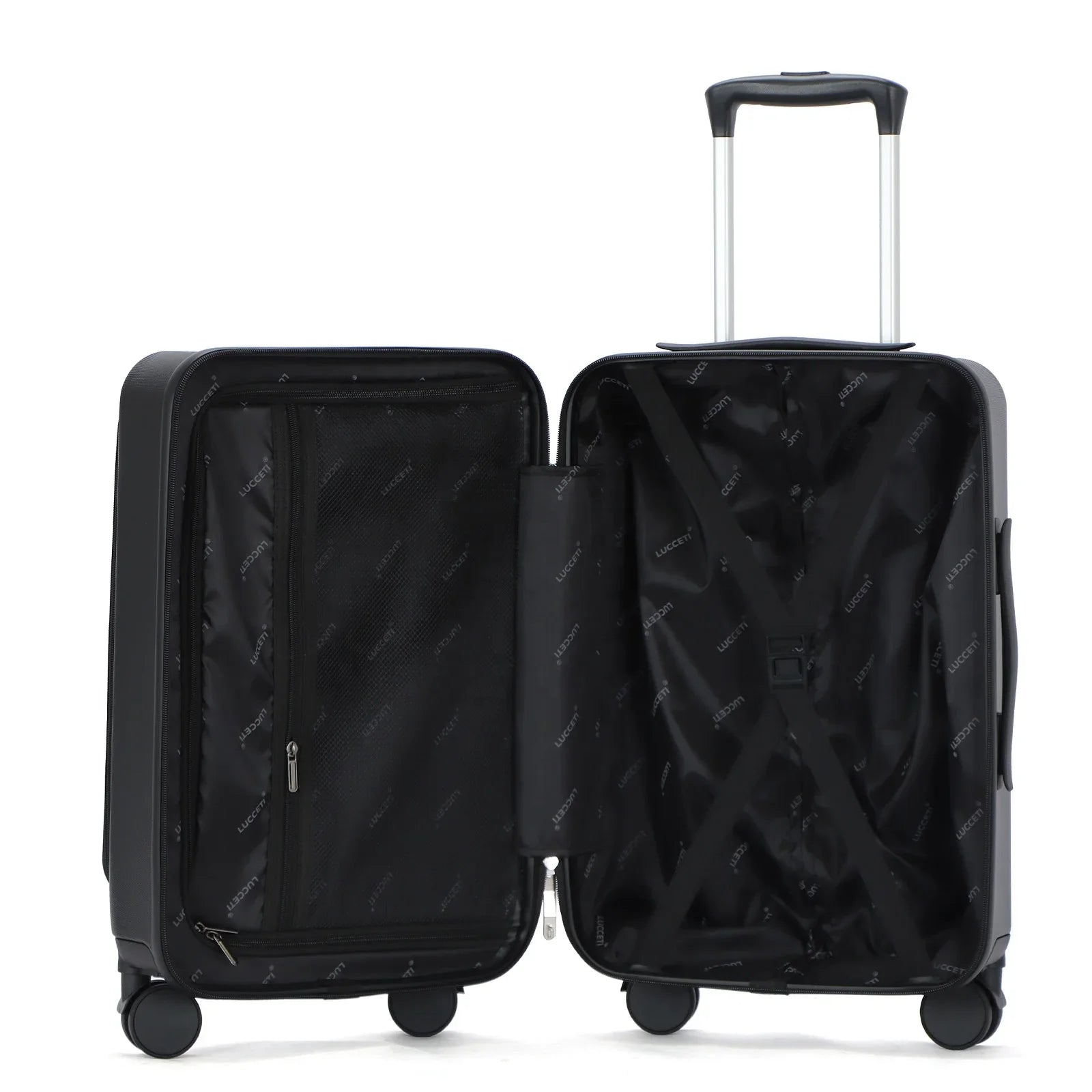 HKM-289491 Lightweight 20-inch ABS and PC Hard Shell Trolley Suitcase for Travel