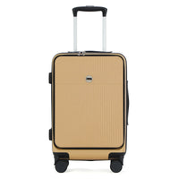 HKM-289491 Lightweight 20-inch ABS and PC Hard Shell Trolley Suitcase for Travel