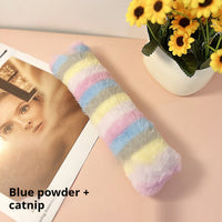 HKM-2895805 Colorful Stripe Plush Pet Pillows for Comfort and Playtime