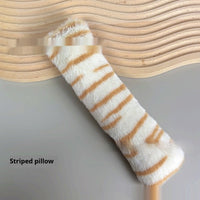 HKM-2895805 Colorful Stripe Plush Pet Pillows for Comfort and Playtime