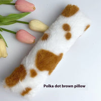 HKM-2895805 Colorful Stripe Plush Pet Pillows for Comfort and Playtime