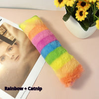 HKM-2895805 Colorful Stripe Plush Pet Pillows for Comfort and Playtime