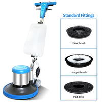 HKM-289683 High Power 1100W 17 Inch Air-Cooling Carpet Scrubber for Effective Floor Cleaning