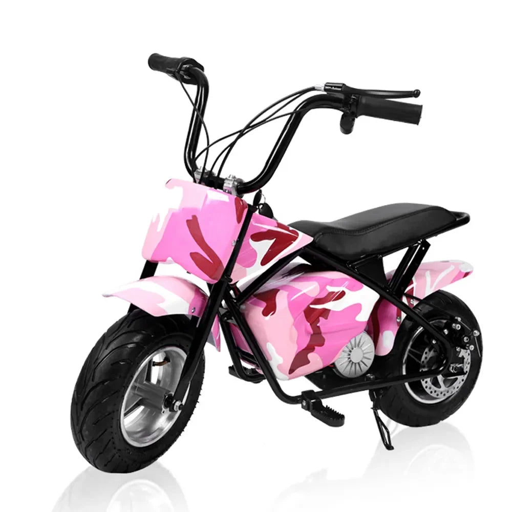 HKM-289683 Lightweight 24V Electric Mini Bike for Kids - Off-Road Motorcycle with 350W Motor, 70kg Max Load and Disc Brake