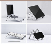 HKM-289811 3-in-1 Folding Portable Stand for Mobile Phones, Tablets, and Notebooks - Model M5