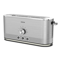 HKM-290003 Compact 4-Slice Stainless Steel Toaster with Unique Design and Versatile Features