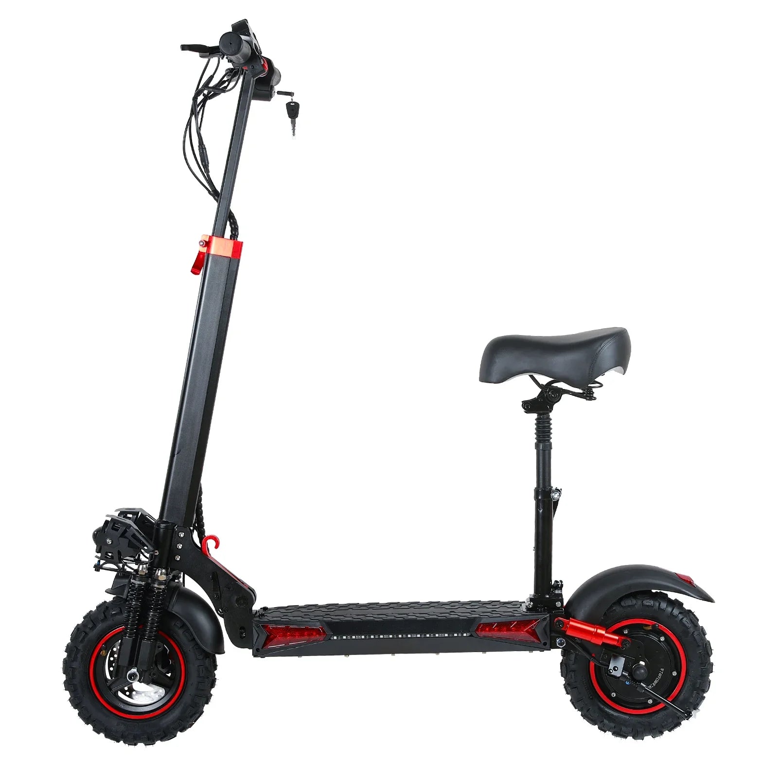 HKM-290131 Foldable Electric Scooter for Adults with 1200W Motor, Off-Road Tires, Dual Disc Brakes, and Waterproof Design