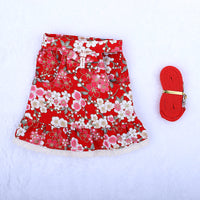 HKM-2901565 Rabbit and Small Animal Rope Chest Back Lace Skirt with Strap and Traction Rope