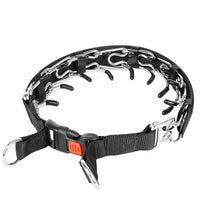 HKM-2902077 Removable Locking Dog Training Collar with Adjustable Stimulation and Velcro Closure