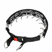 HKM-2902077 Removable Locking Dog Training Collar with Adjustable Stimulation and Velcro Closure