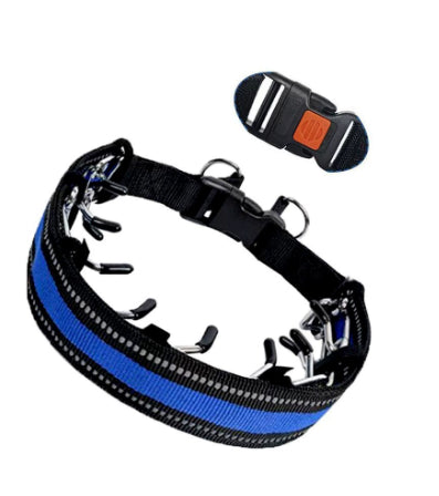 HKM-2902077 Removable Locking Dog Training Collar with Adjustable Stimulation and Velcro Closure