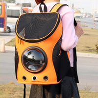 HKM-2902333 Pet Carrier Backpack for Dogs and Cats – Astronaut Capsule Design, Portable & Comfortable for Outdoor Adventures