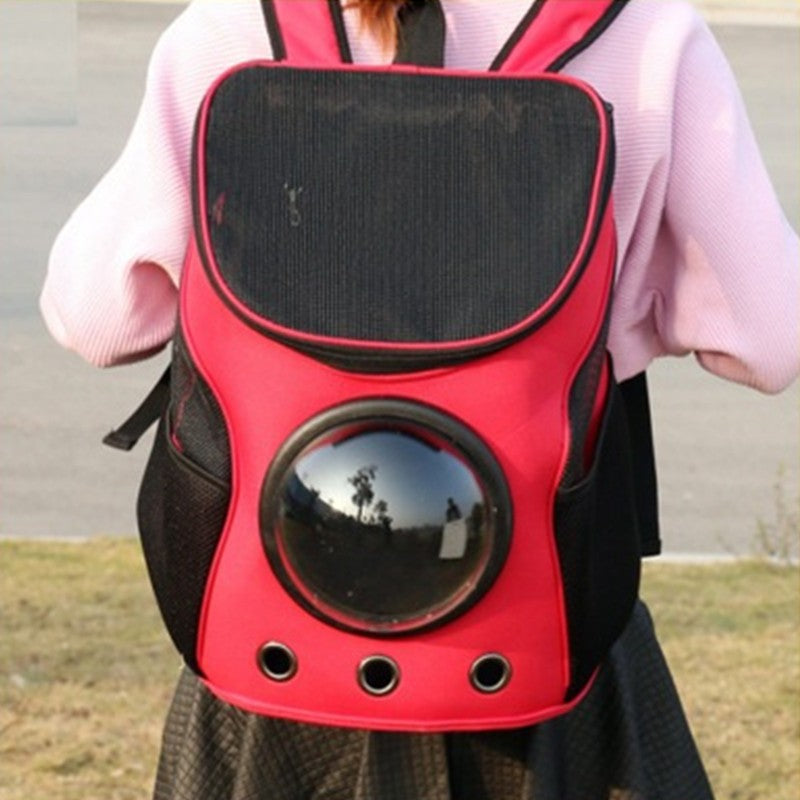 HKM-2902333 Pet Carrier Backpack for Dogs and Cats – Astronaut Capsule Design, Portable & Comfortable for Outdoor Adventures
