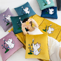 HKM-290259 Cartoon Pillow and Quilt Set with Dual-Purpose Fleece Lining in Multiple Colors