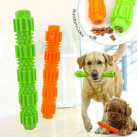 HKM-2903357 Durable Rubber Dog Chew Toy with Treat Dispenser and Squeaker for Aggressive Chewing and Teeth Cleaning