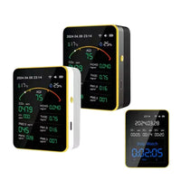 HKM-290451 15-in-1 Rechargeable Digital CO2 Detector and Air Quality Monitor for Home Use
