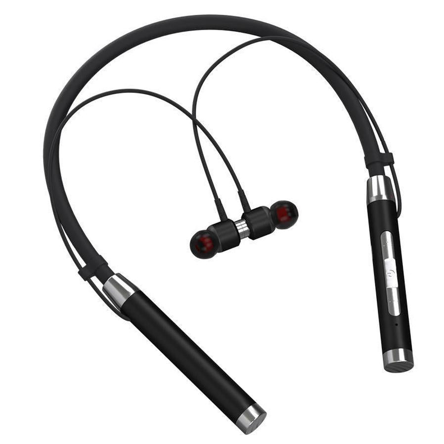 HKM-290451 Bluetooth Sports Headset with 10M Range, NFC, Voice Control & Music Support - Bilateral Stereo Neck Hanging Design