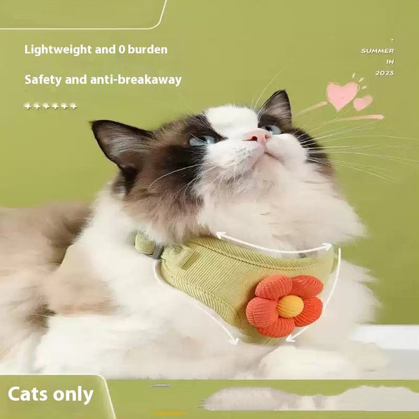 HKM-2905661 Cat Rope Vest: Anti-Breaking Adjustable Harness for Cats, Lightweight Polyester, Multiple Sizes and Colors Available