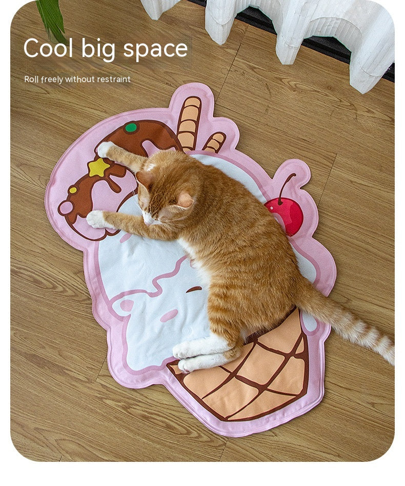 HKM-2905917 Cooling Polymer Gel Pet Ice Mat for Cats - Summer Comfort Bed