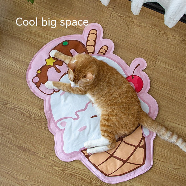HKM-2905917 Cooling Polymer Gel Pet Ice Mat for Cats - Summer Comfort Bed