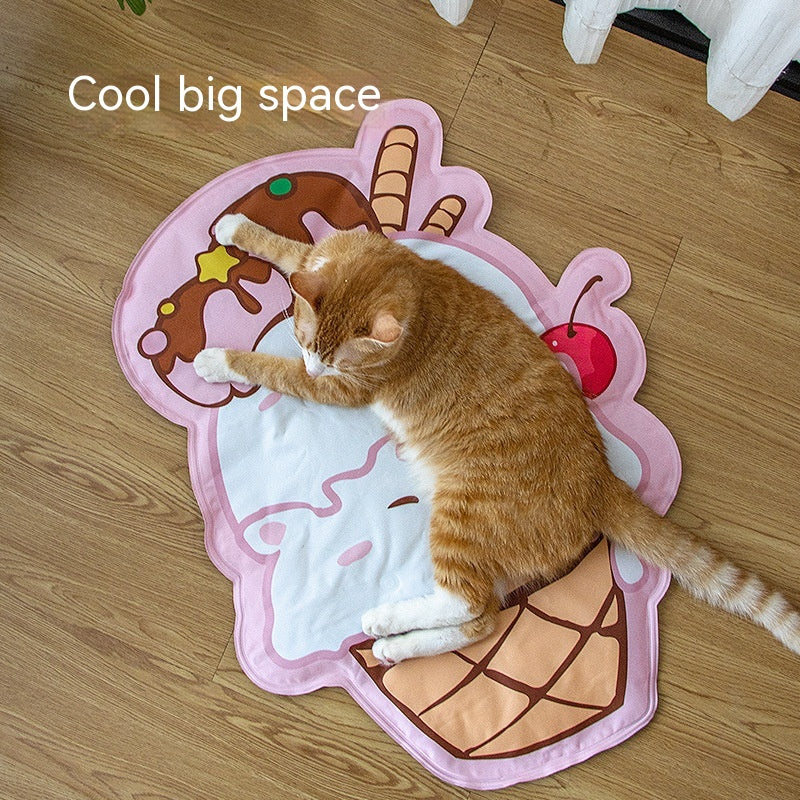 HKM-2905917 Cooling Polymer Gel Pet Ice Mat for Cats - Summer Comfort Bed