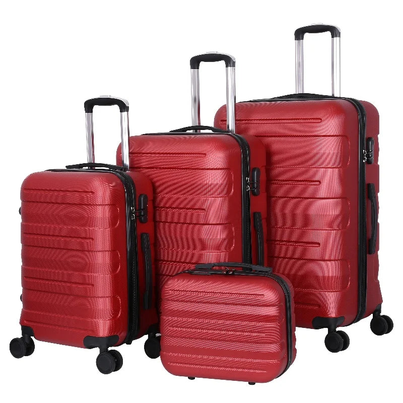 HKM-290643 3-Piece Carry-On Trolley Luggage Set for Travel